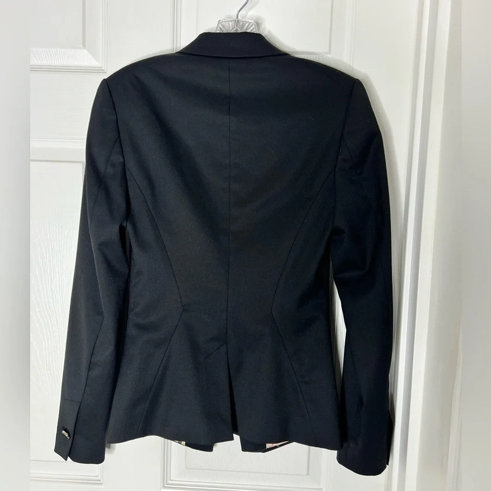 Ted Baker Wool Blend Women's Black Blazer Sz 0